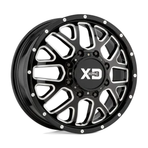 XD Series – XD843 GRENADE DUALLY – Black – 17″x6.5″ 111mm – Summer Wheels – XD843765823111